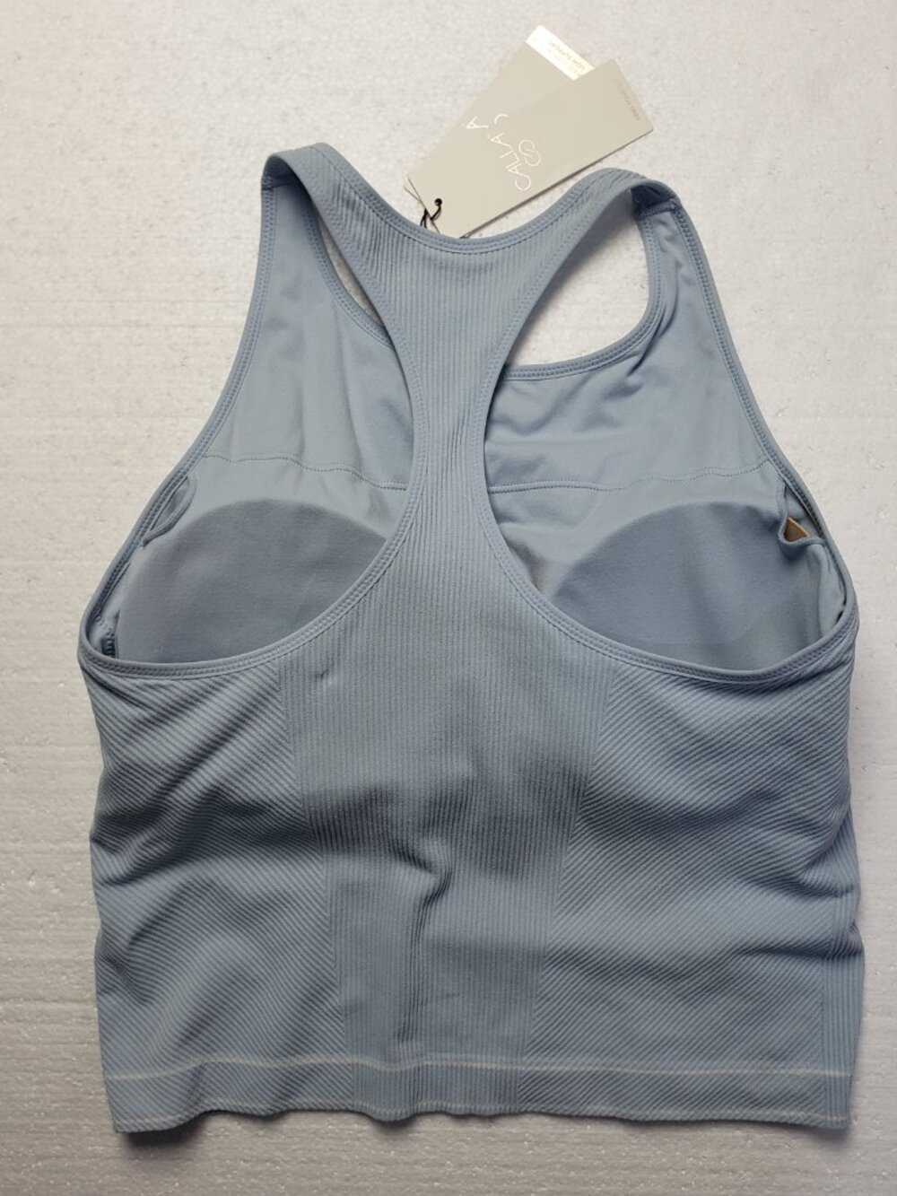 Calia Women's High Neck Seamless Brami in Pale Blue size XXL NWT - Picture 3 of 8